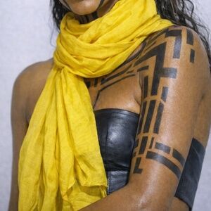 Yellow Sun Summer Scarf